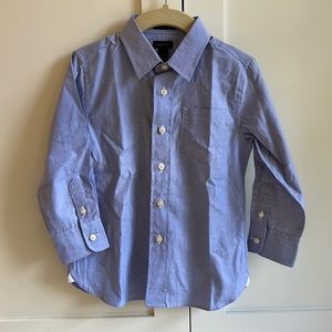 J.Crew Crewcuts Boys' Ludlow dress shirt in light blue, size 3